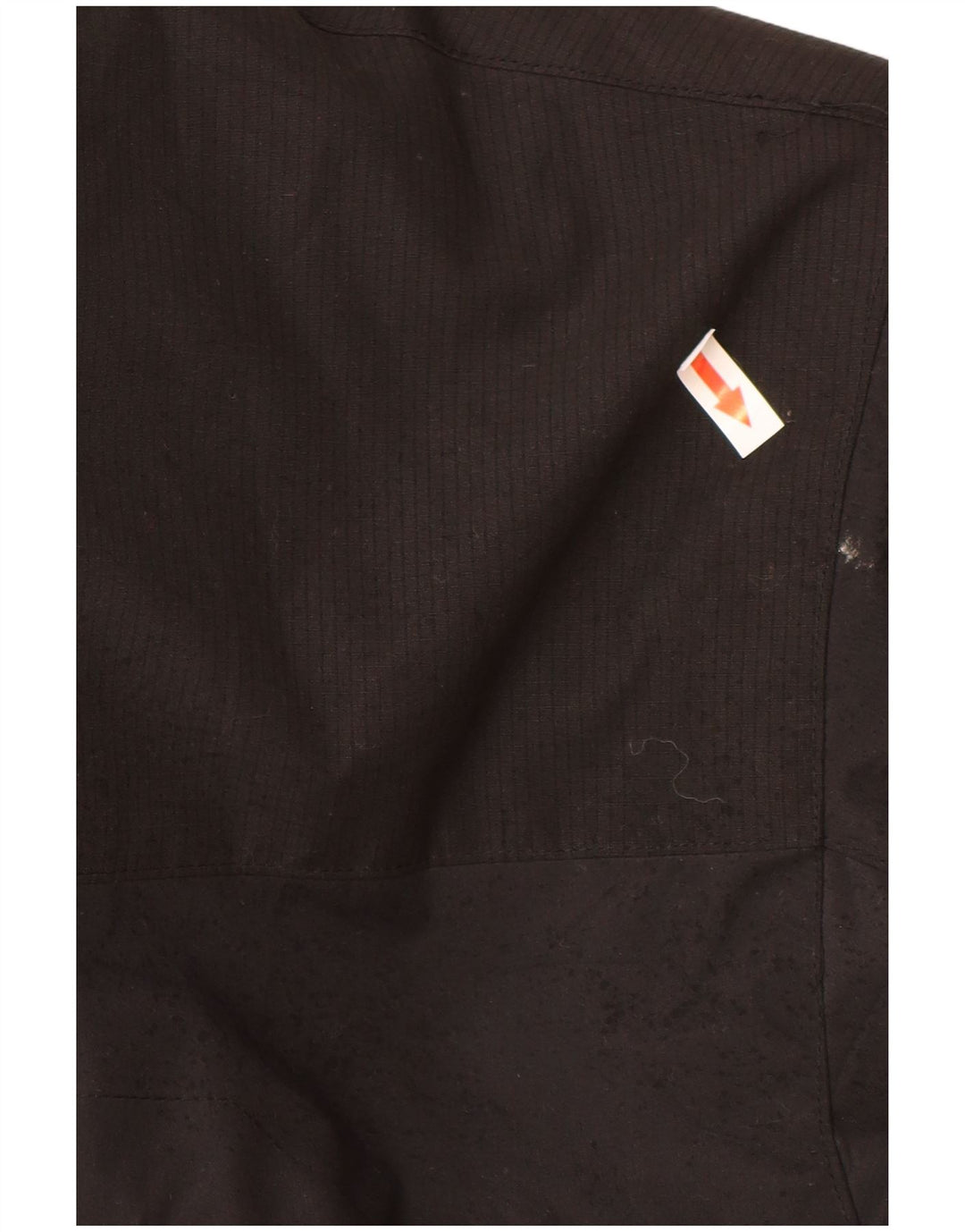Giacca parka con cappuccio da uomo vintage UK 38 nylon nero medio