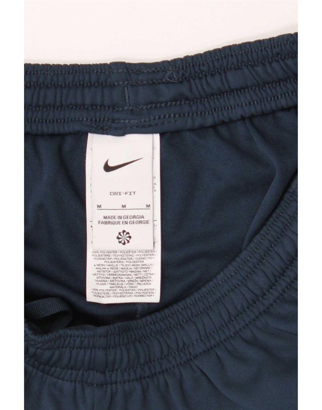 Pantaloni da tuta Nike Dri Fit da uomo, poliestere medio blu navy