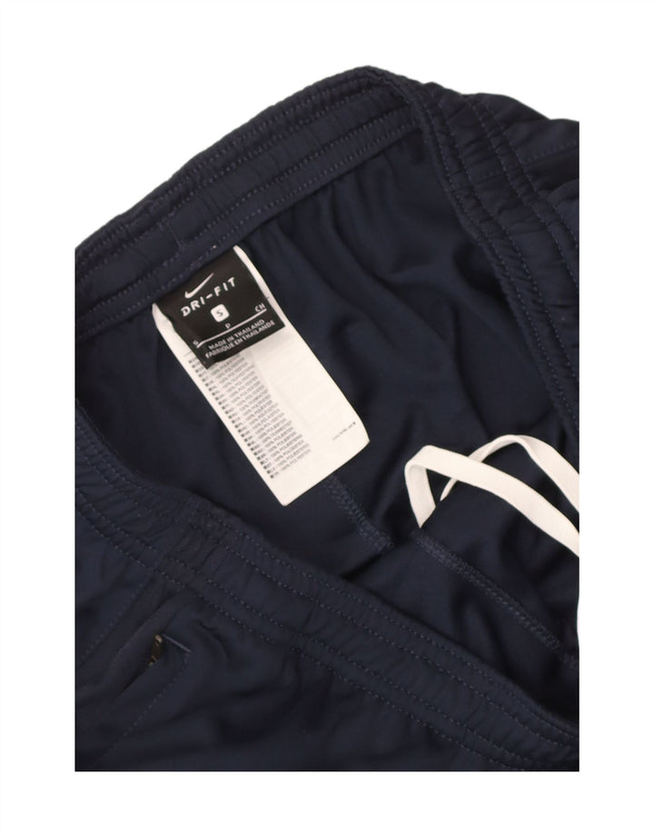 Pantaloni da tuta Nike Dri Fit da uomo piccoli in poliestere blu navy