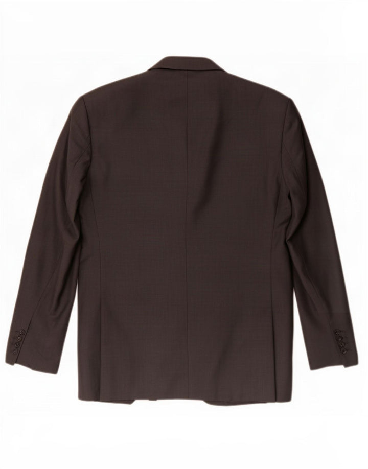 Giacca blazer a 2 bottoni Marks & Spencer da uomo UK 50 3XL poliestere grigio
