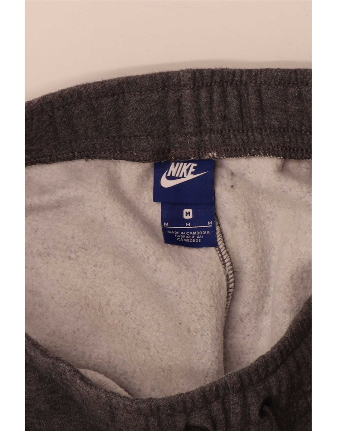 Pantaloni da tuta da uomo Nike Joggers in cotone chiazzato grigio medio