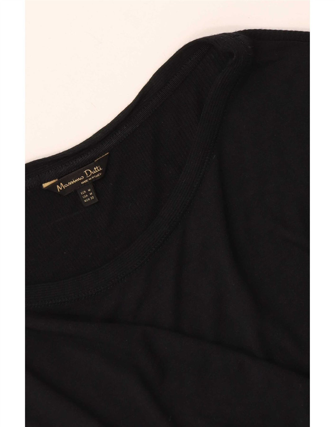 Maglia da donna Massimo Dutti manica 3/4 UK 12 media nera