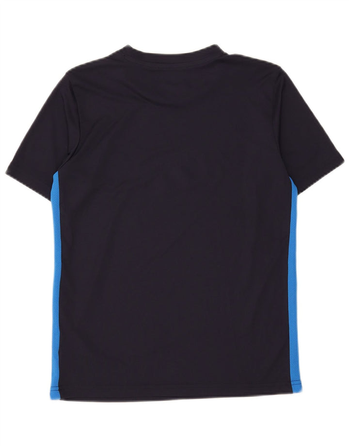 PUMA Boys Graphic T-Shirt Top 11-12 Years  Navy Blue Colourblock Polyester