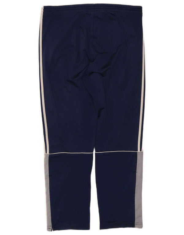 Pantaloni da tuta da uomo Adidas UK 36/38 Small Blu Navy Colourblock