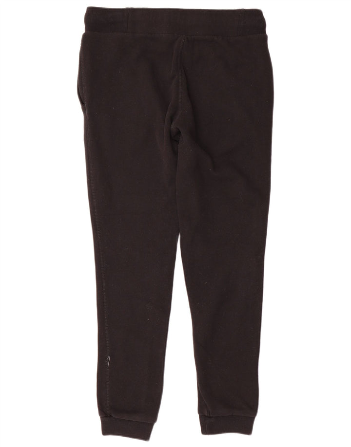 Pantaloni da tuta con grafica da donna SUPERDRY Joggers UK 6 XS cotone nero