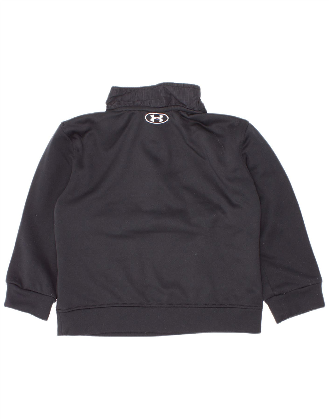 Felpa Under Armour da bambino con grafica con zip e collo, 2-3 anni, nera