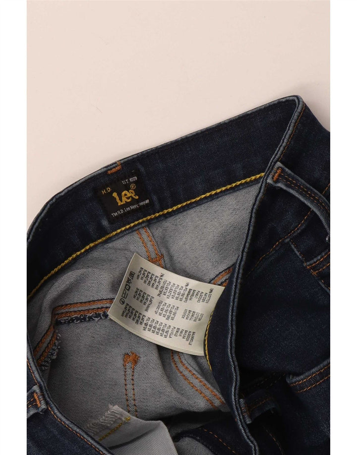 Jeans dritti Marion da donna Lee W31 L31 cotone blu