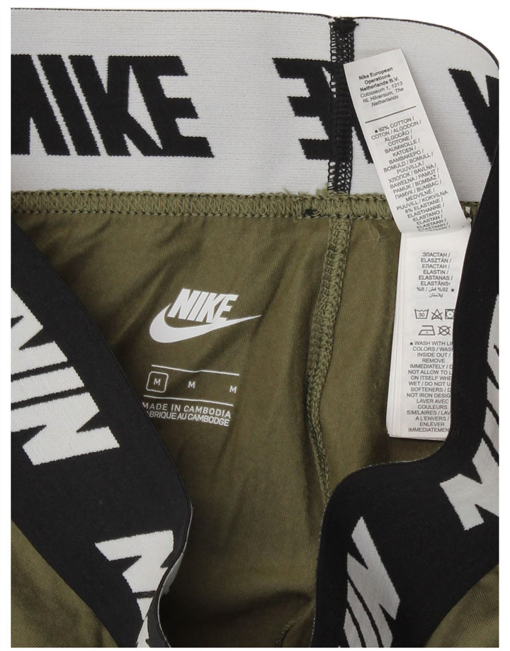Leggings grafici da donna Nike UK 12 cotone color block color kaki medio