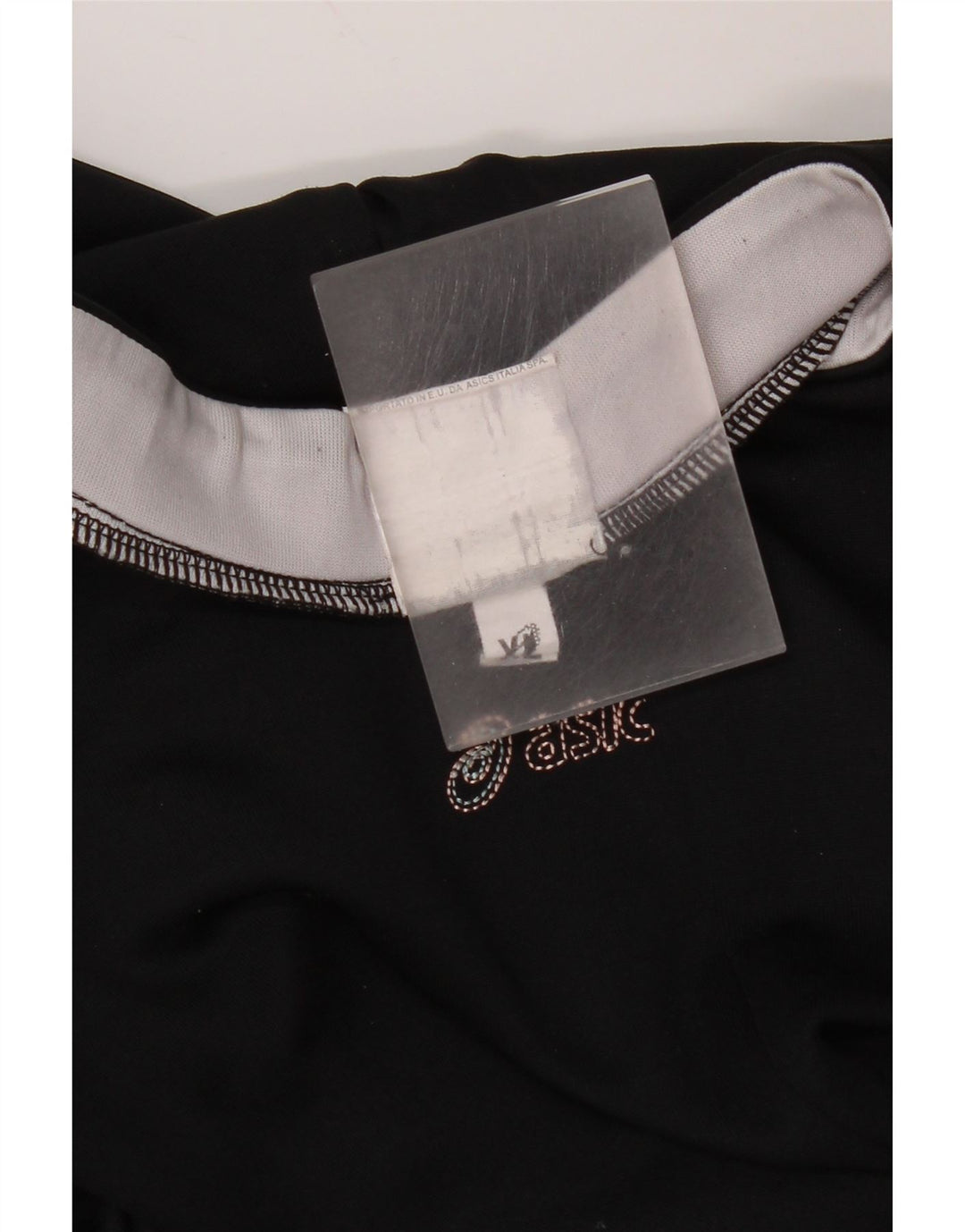 Pantaloni della tuta da donna Asics UK 18 XL Nero Poliammide