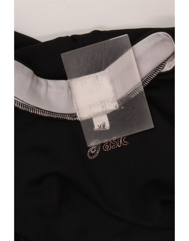 Pantaloni della tuta da donna Asics UK 18 XL Nero Poliammide