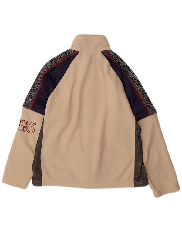 Giacca sportiva ASICS da uomo con grafica, color block beige medio