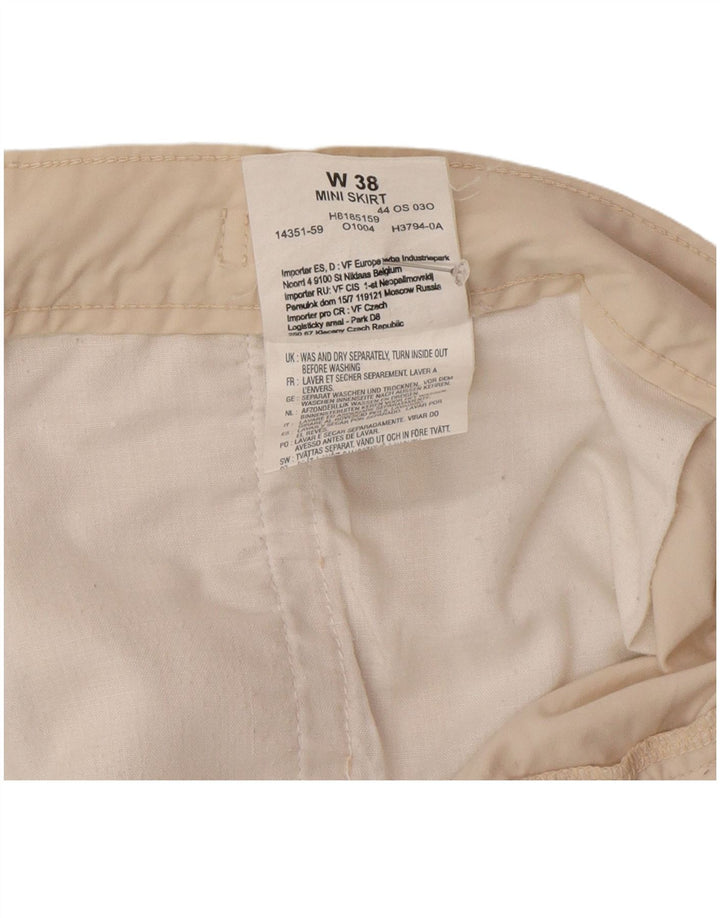 Minigonna da donna Wrangler W38 XL in cotone beige
