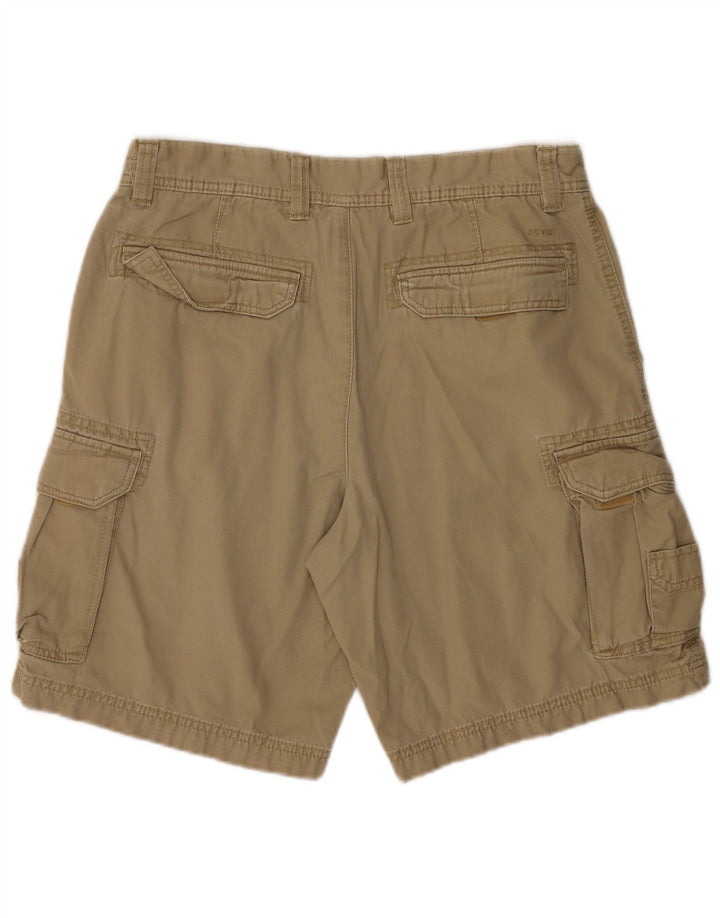 Pantaloncini cargo da uomo per acqua salata IZOD W34 grandi in cotone beige