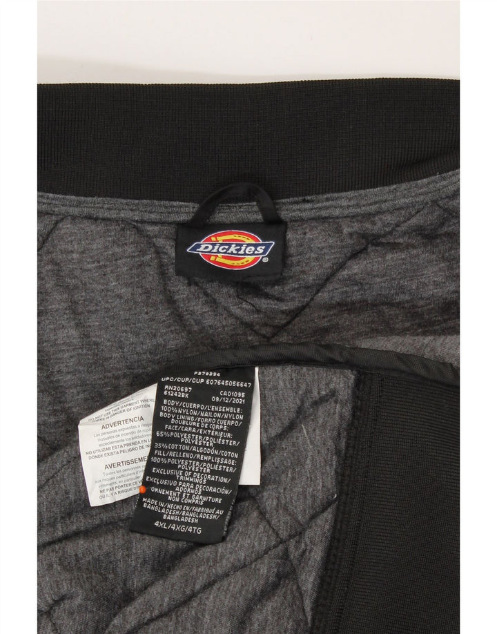 DICKIES Giacca trapuntata da uomo UK 48 4XL Nylon nero