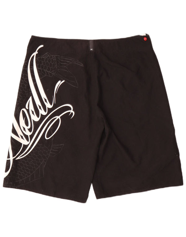 Pantaloncini da bagno grafici da uomo O'Neill grandi neri