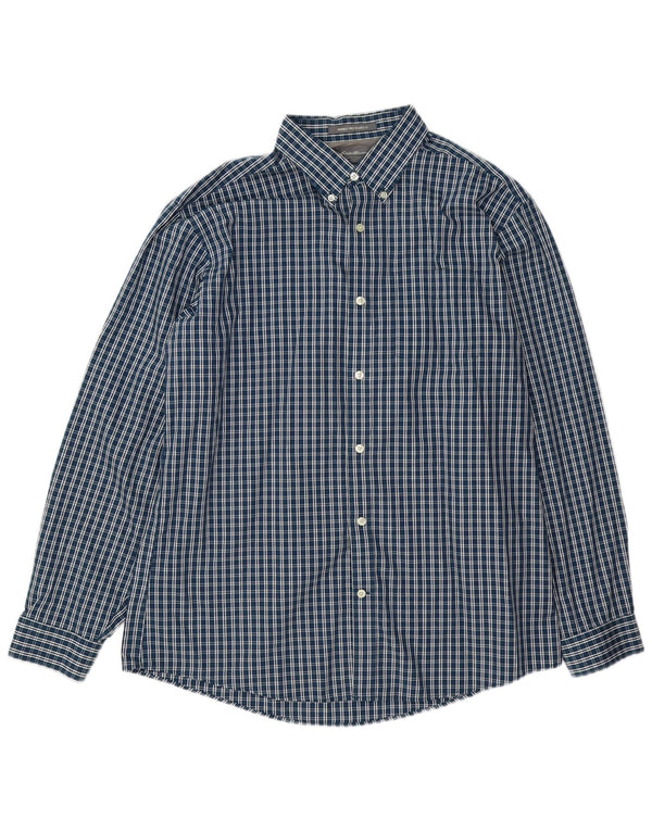 Camicia da uomo dalla vestibilità comoda Eddie Bauer, grande, in cotone blu navy