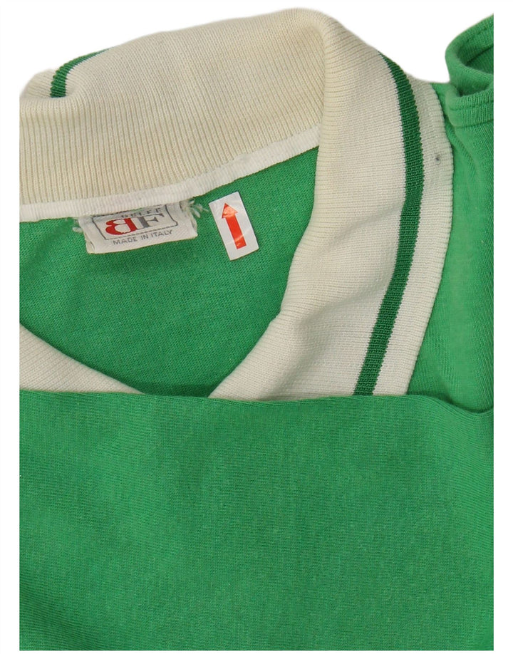 Maglione maglione collo alto da donna BELFE UK 14 Large Green Colourblock