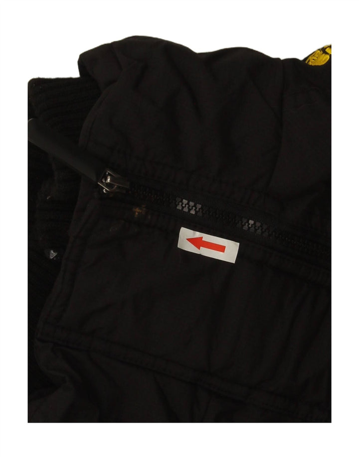 Giacca a vento da donna Superdry UK 14 nylon nero medio