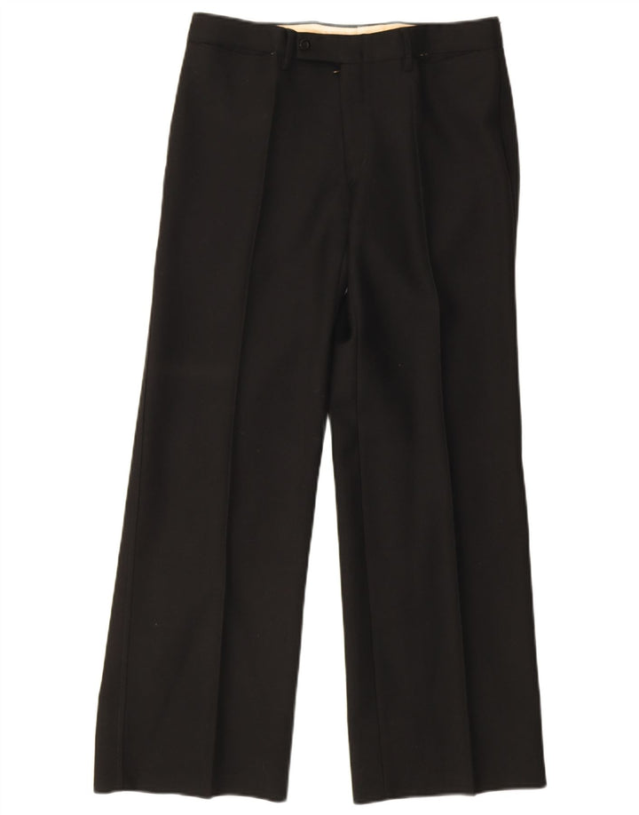 Abito Facis da donna 1 bottone 2 pezzi IT 48 medio W30 L29 Lana nera