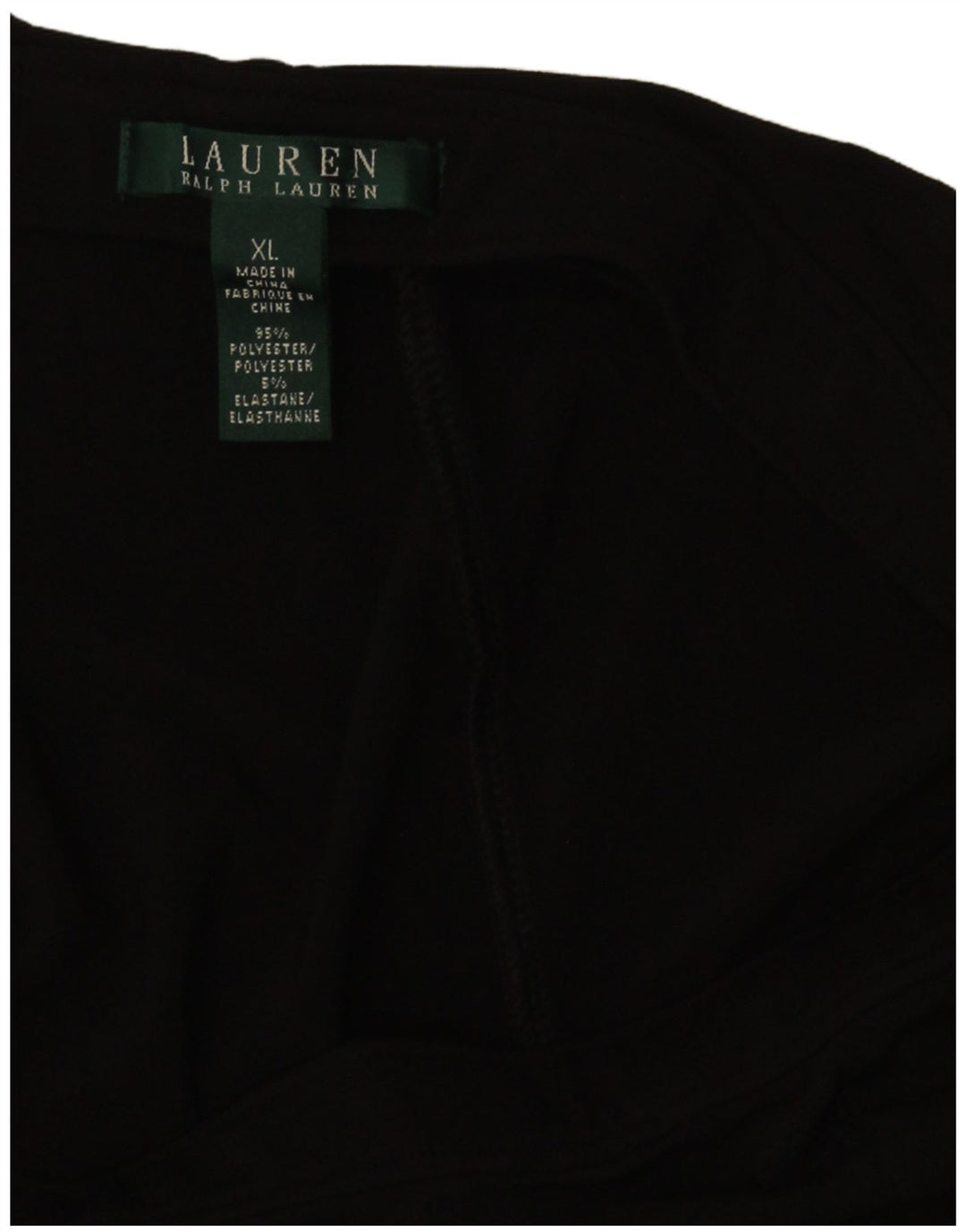 Pantaloncini culotte da donna Ralph Lauren XL W40 poliestere nero