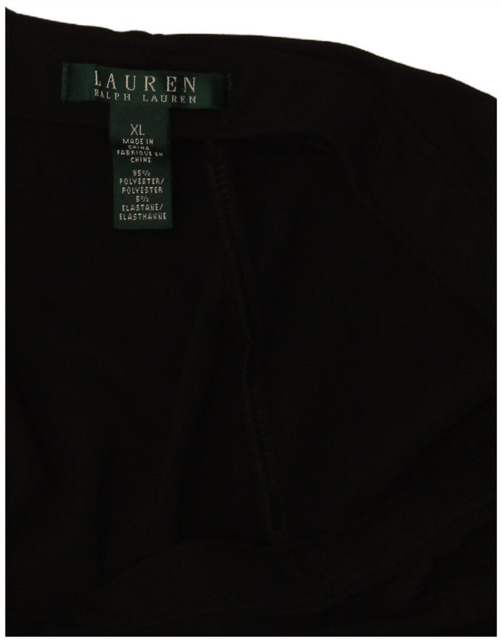 Pantaloncini culotte da donna Ralph Lauren XL W40 poliestere nero