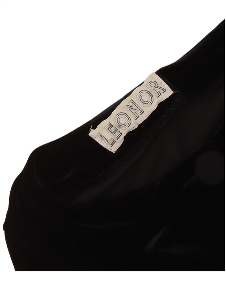 Giacca Bolero in velluto da donna Leonor UK 12 media nera