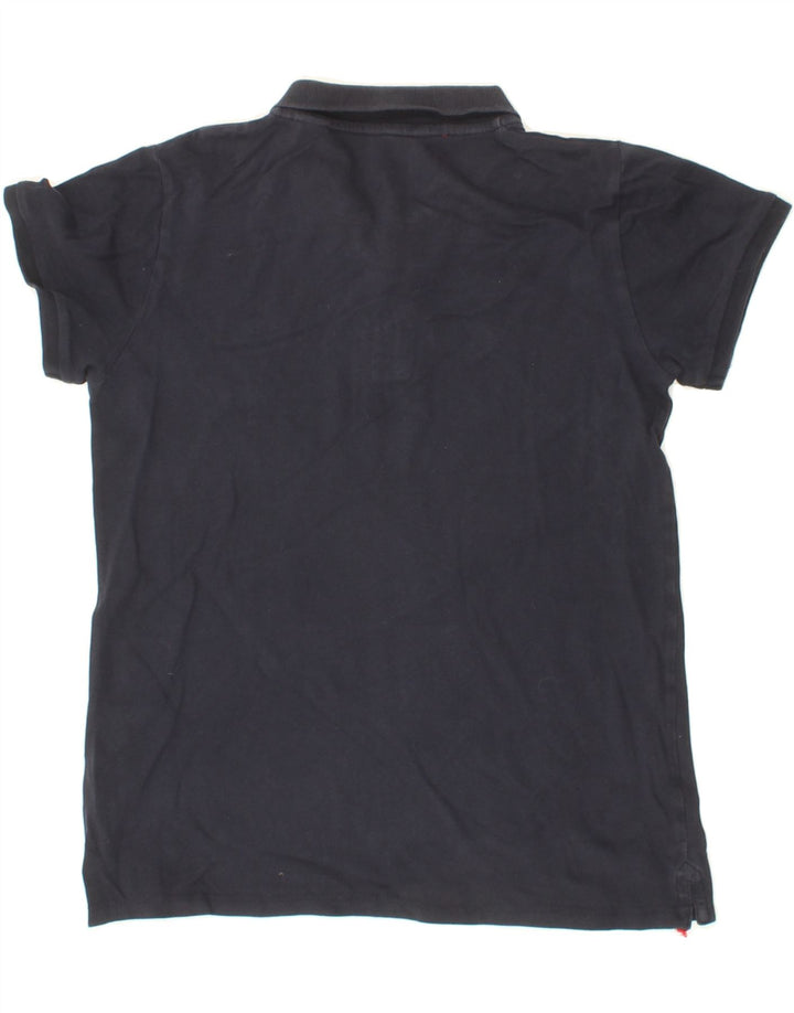 GUESS Boys Polo Shirt 13-14 Years Navy Blue Vintage Guess and Second-Hand Guess from Messina Hembry 