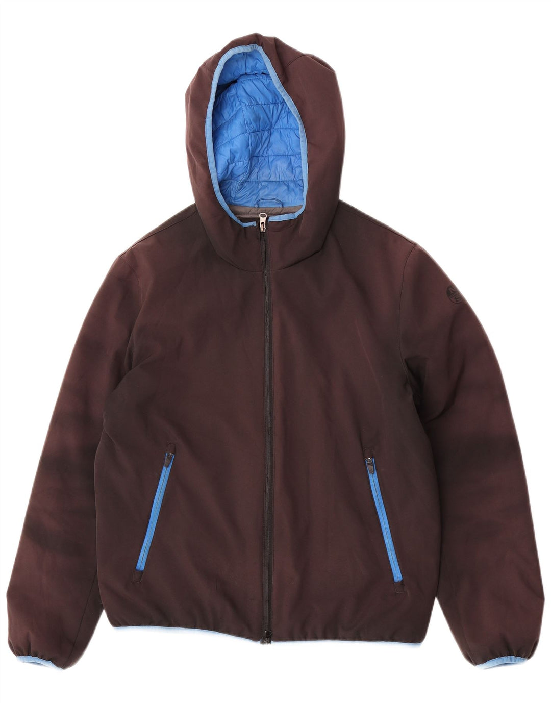 Giacca imbottita con cappuccio da uomo North Sails UK 38 Colore grigio medio