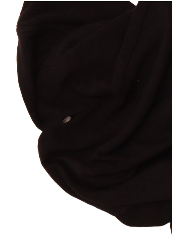 ATHLETA Felpa da donna vestibilità ampia maglione uk 10 piccolo nero modal