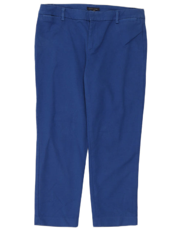 Pantaloni corti dritti da donna Tommy Hilfiger US 8 Medium W32 L25 Blu