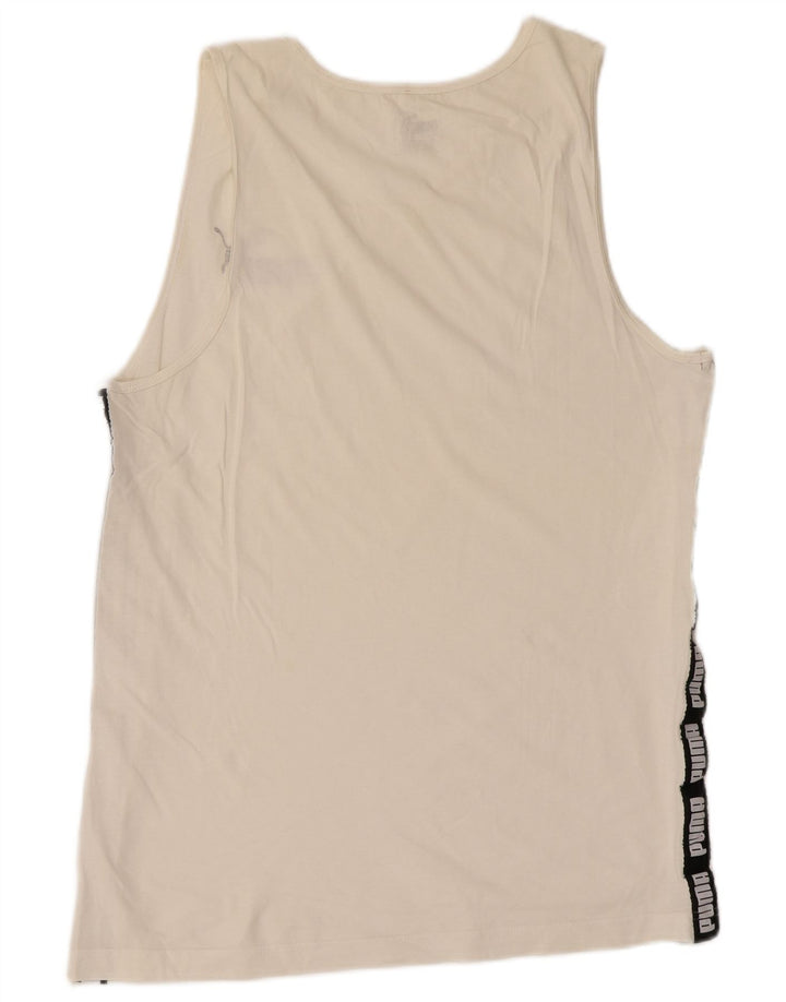 Canotta grafica da uomo Puma Medium White Colourblock