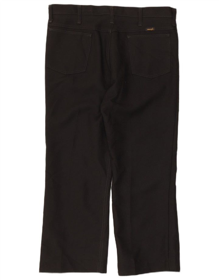 Pantaloni casual dritti da uomo WRANGLER W36 L26 poliestere nero