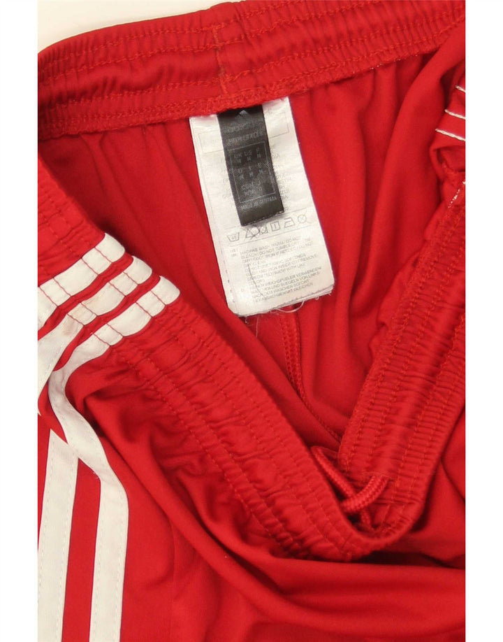 Pantaloncini sportivi Adidas Aeroready da uomo in poliestere rosso medio
