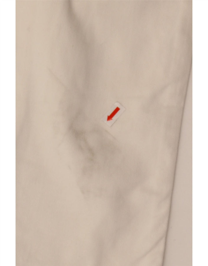 TRUSSARDI Womens Slim Jeans W26 L30 Off White Cotton Vintage Trussardi and Second-Hand Trussardi from Messina Hembry 