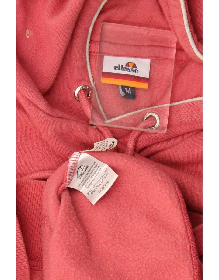 Felpa con cappuccio grafica da uomo Ellesse, cotone rosso medio