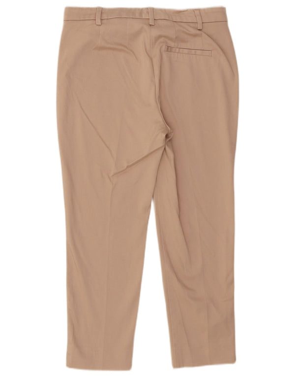 Pantaloni Capri da donna Marks & Spencer UK 10 Small W28 L23 Cotone beige