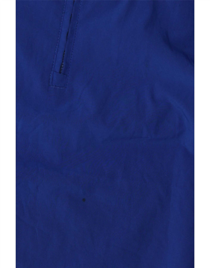 Adidas Uomo Manica Corta Pullover Tuta Top 3XL Blu Poliestere