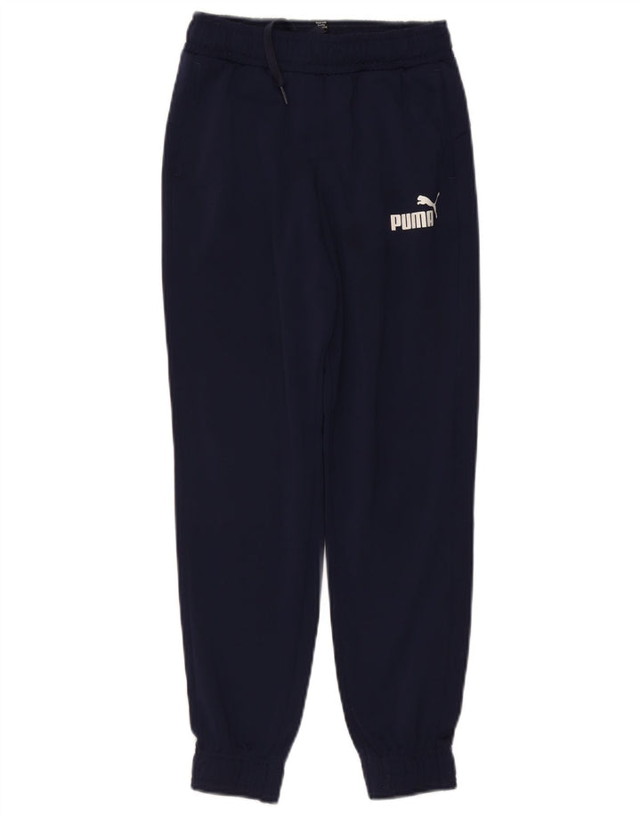 Pantaloni da tuta da ragazzo PUMA Joggers 9-10 anni in poliestere blu navy