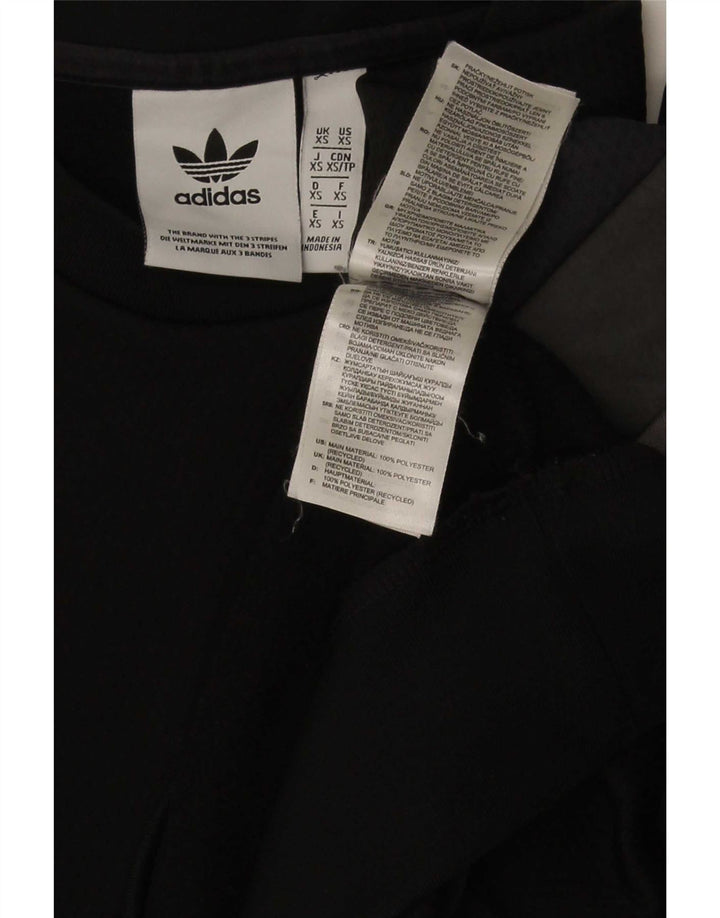 Felpa Adidas Uomo Maglione XS Nero Colourblock Poliestere