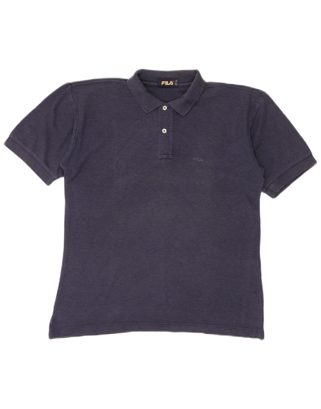 Polo Uomo Fila IT 46 Small Blu Navy Cotone