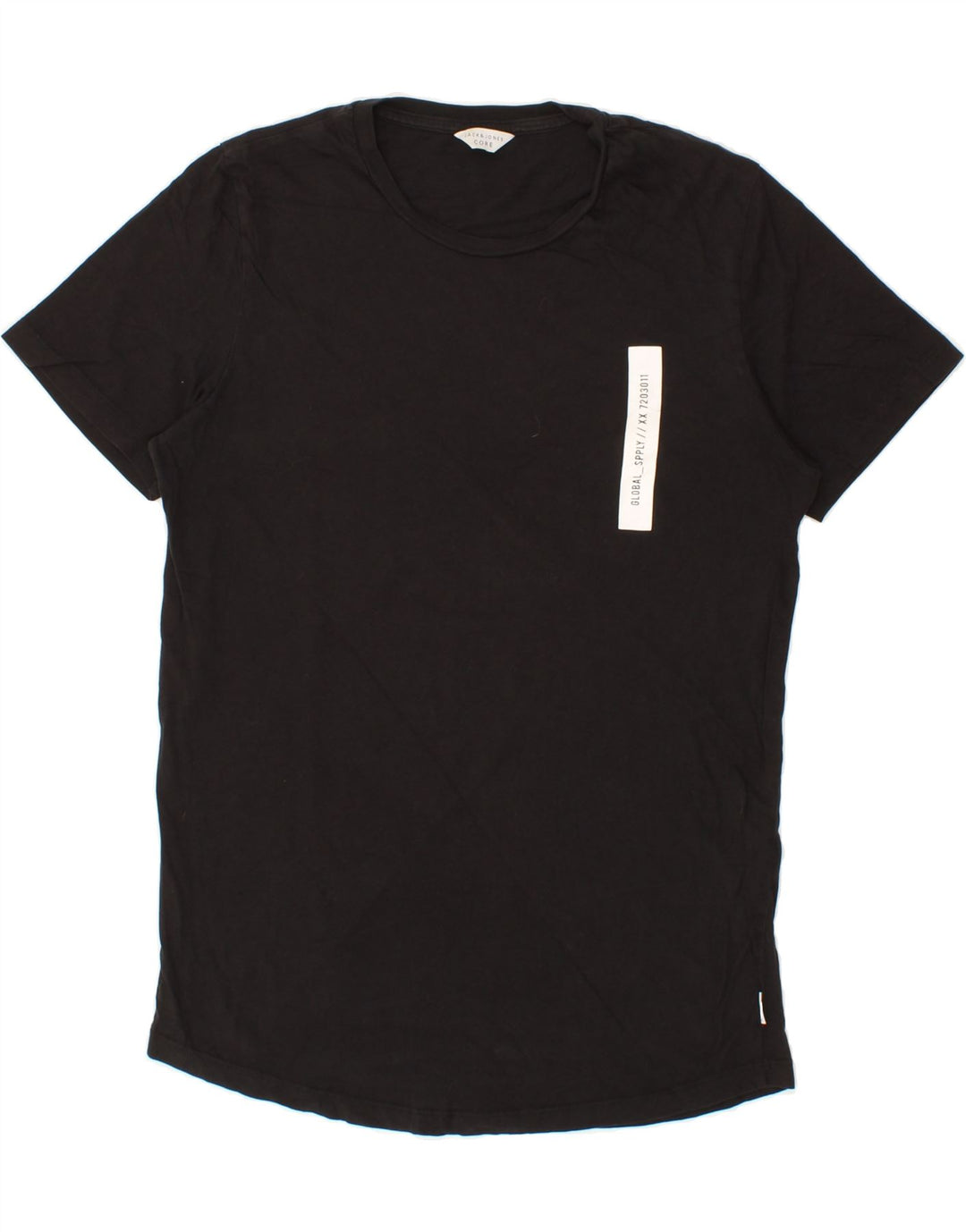 JACK & JONES Mens Graphic T-Shirt Top Medium Black Cotton Vintage Jack & Jones and Second-Hand Jack & Jones from Messina Hembry 