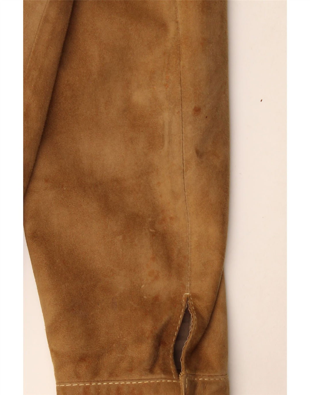 Giacca vintage in pelle scamosciata da uomo UK 38 Marrone medio