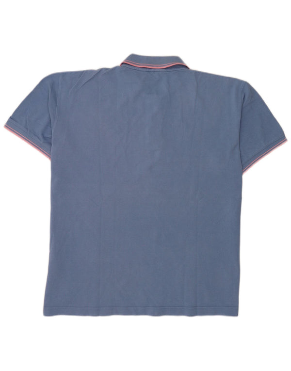 Polo Kappa Uomo 2XL Cotone Rigato Blu