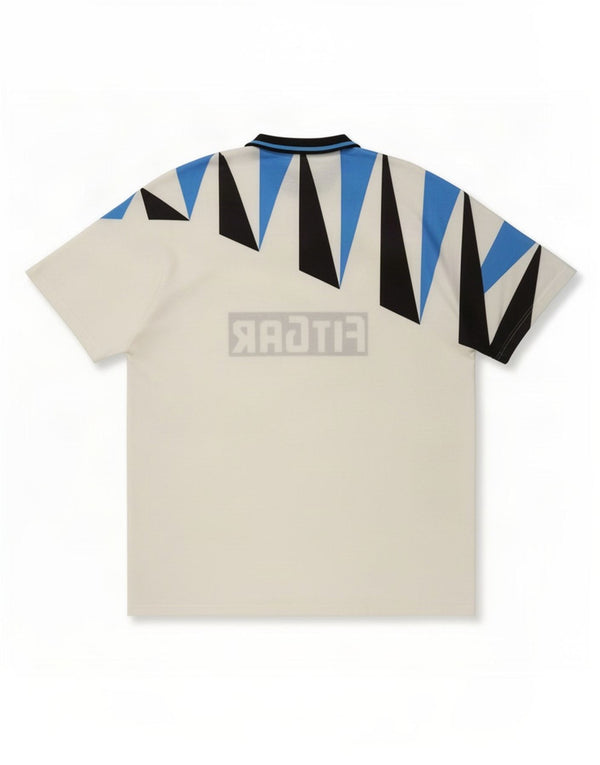 Maglia da calcio Umbro da trasferta Inter Milan 1991-92 XL Bianca geometrica