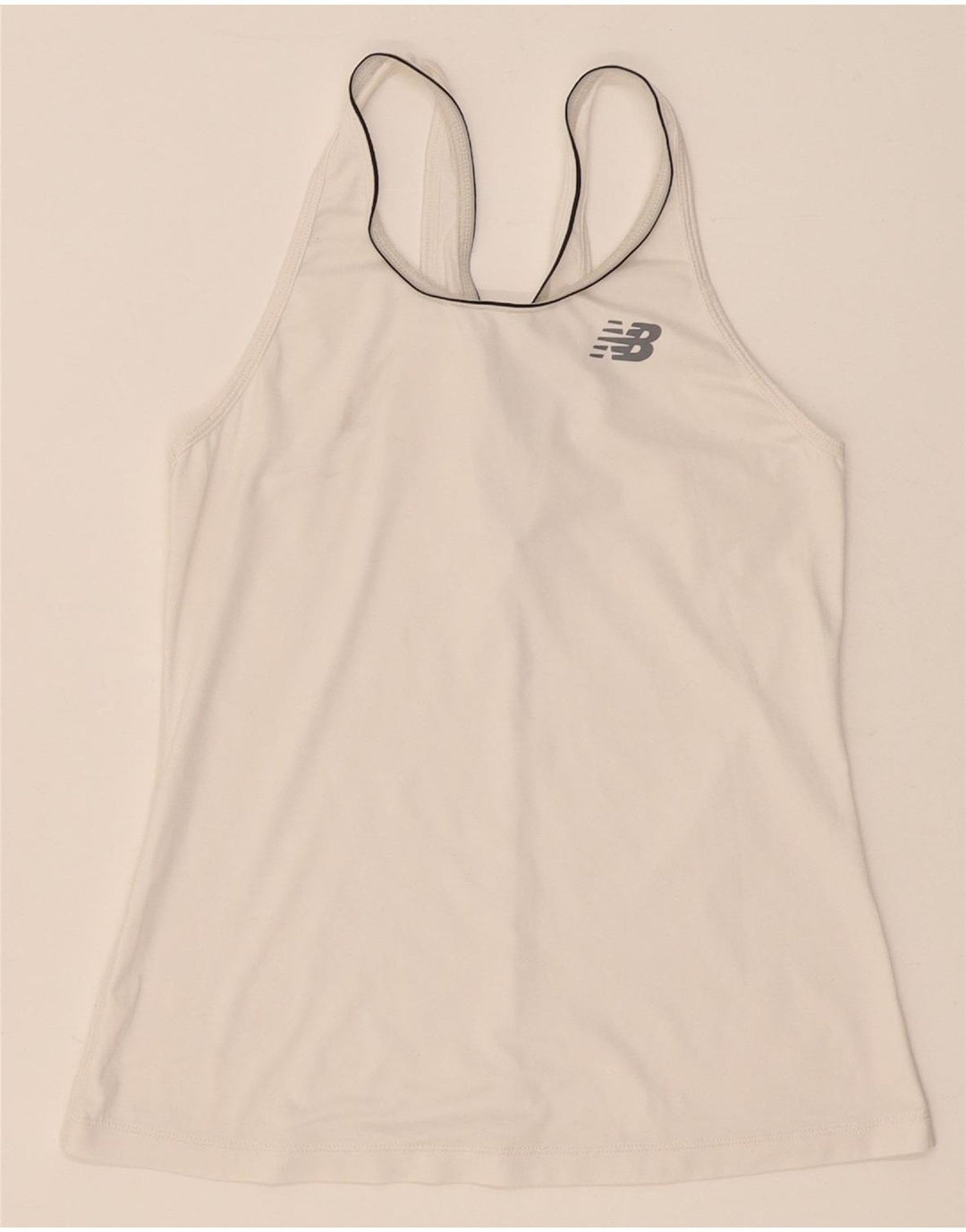 Canotta da donna New Balance UK 8 piccola bianca