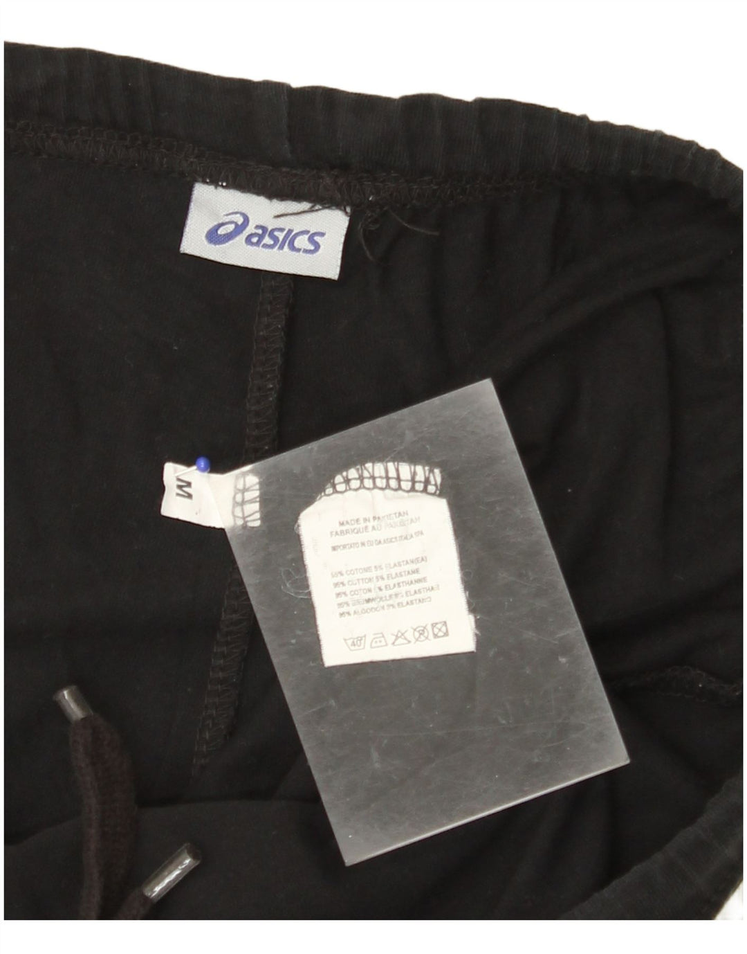Pantaloni da tuta ASICS da donna Joggers UK 14 Medium Black Cotton