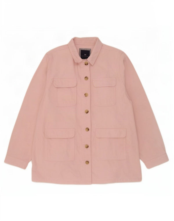 Crew Clothing Giacca pratica da donna vestibilità ampia UK 18 XL Cotone rosa