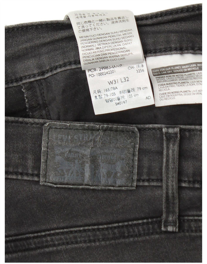 Jeans Levi's Uomo 511 Slim W31 L29 Cotone Nero