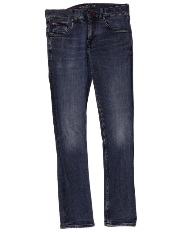 Tommy Hilfiger Donna Bleecker Slim Jeans W30 L32 Cotone Blu