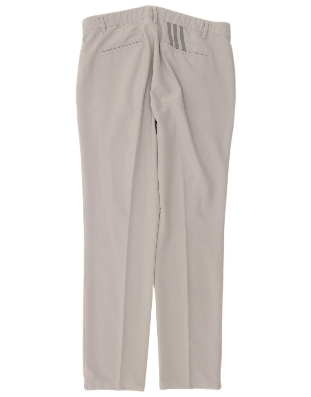 Pantaloni chino dritti da uomo Adidas W36 L34 poliestere grigio